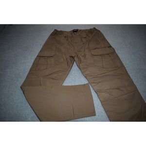 CQR Tactical Cargo Pants Mens 38 x 36 Brown Ripstop Military Work Combat EDC